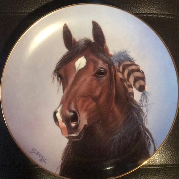 A Set of eight plates different horses collectable - Picture 2 of 3